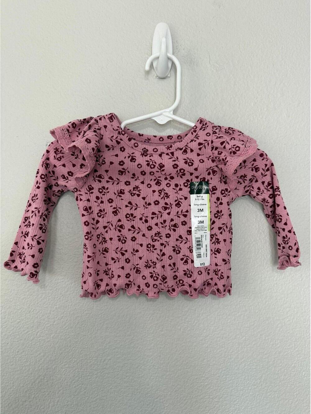 Okie dokie baby long sleeve 3m NWT